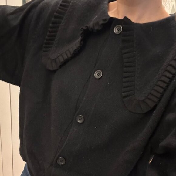 & Other Stories Statement Collar Sweater - Picture 3 of 4